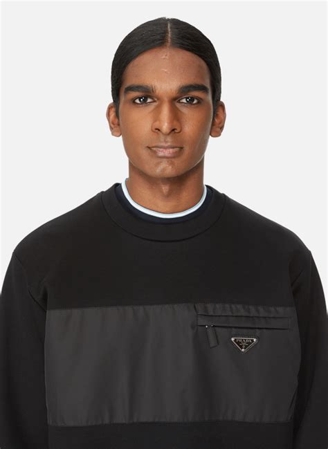 prada sweatshirt men's|men's prada sweat suits.